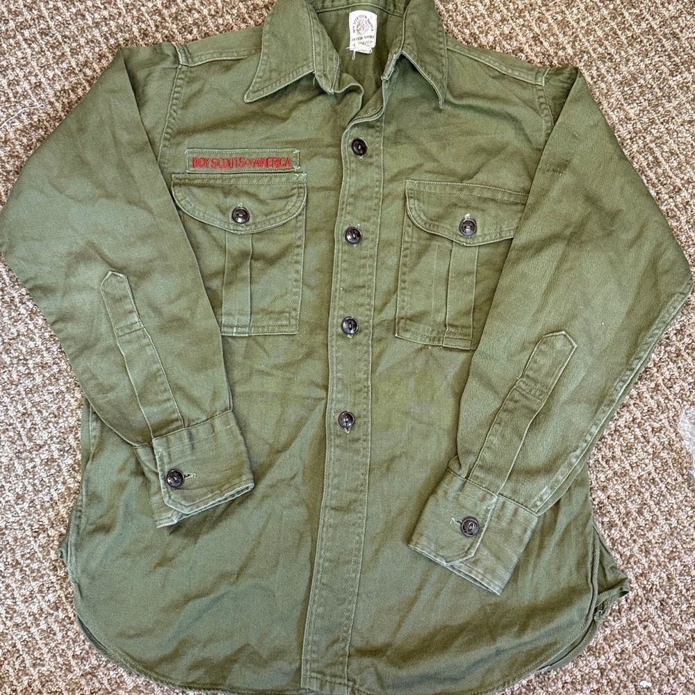 Vintage youth boy scout of America shirt